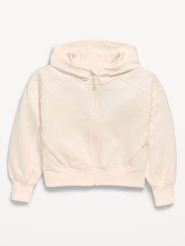 هودي بغطاء رأس من الصوف الديناميكي كبير الحجم بسحاب كامل للفتيات من Old Navy - Creme De La Creme in Saudi Arabia