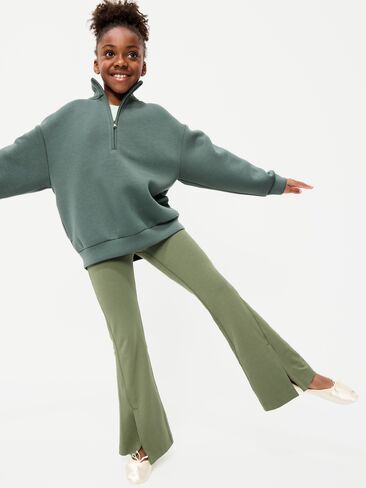بنطال ضيق PowerChill عالي الخصر للفتيات من Old Navy - زيتوني من خلال هذا in Saudi Arabia