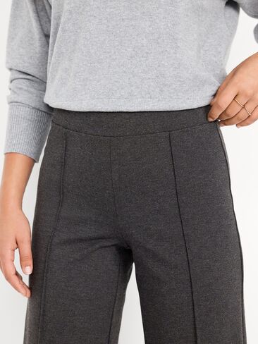 Old Navy Extra High-Waisted Stevie Wide-Leg Pants - Charcoal in Saudi Arabia