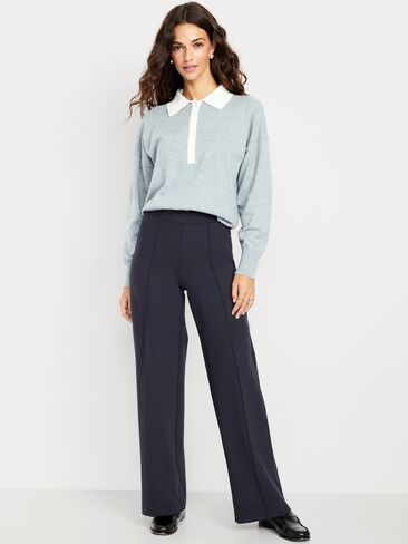 Old Navy Extra High-Waisted Stevie Wide-Leg Pants - Navy Captain in Saudi Arabia