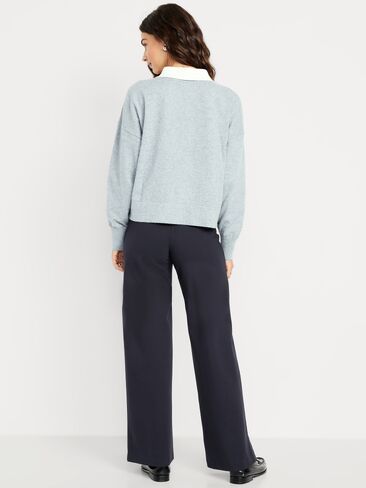 Old Navy Extra High-Waisted Stevie Wide-Leg Pants - Navy Captain in Saudi Arabia