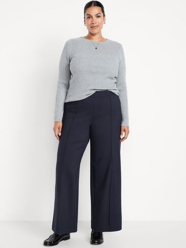 Old Navy Extra High-Waisted Stevie Wide-Leg Pants - Navy Captain in Saudi Arabia