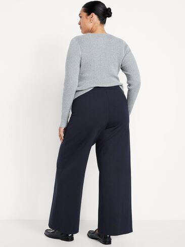 Old Navy Extra High-Waisted Stevie Wide-Leg Pants - Navy Captain in Saudi Arabia
