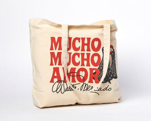 Walter Mercado Tote Bag, 100% Cotton Canvas, Eco-Friendly, Limited-Edition Design, Durable in Saudi Arabia