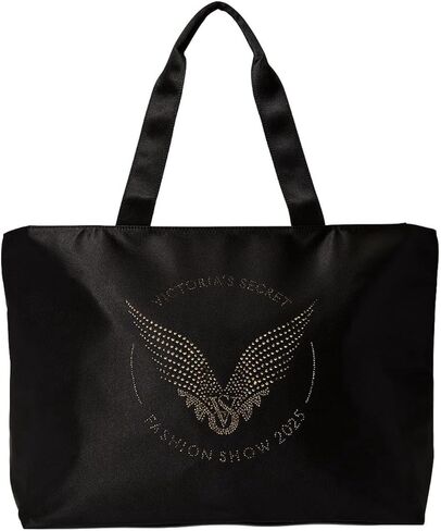 Victoria's Secret Rhinestone Fashion Show Tote Bag Color Black/Gold New in Saudi Arabia