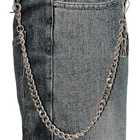 FOUTOUKEEP Hip Hop Punk Jeans Pants Keychains Goth for Women Men Stylish Multi-Functional Emo Clothing Accessory in Kuwait