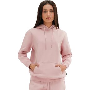 DIVINELY CRAFTED Women's Fleece Pullover Hoodie – Soft, Cozy Midweight Sweatshirt for Casual Wear, Layering & Outdoor Comfort in Saudi Arabia