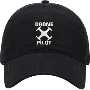 Men's Baseball Cap Drone Operator Pilot Embroidered Washed Cotton Vintage Dad Gifts Hat in Saudi Arabia
