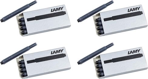 مجموعة Lamy T10 من 4 خراطيش حبر مع إمدادات كبيرة للحبر ، مناسبة لجميع طرز قلم نافورة Lamy ، محتويات 1.25 مل لكل خرطوشة ، 5 قطع لكل حزمة ، لون الحبر الأخضر in Kuwait