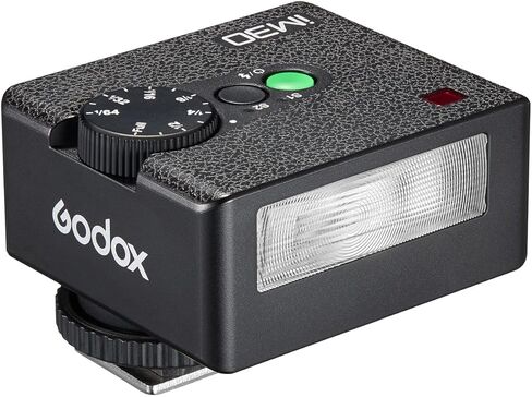 Godox IM20 Mini Flash Speedlite Super-Portablewith 470 mAh Li-Battery, USB-C Charging,3s Recycle Time 440 Full-Power Flashes 5 Power Levels Compatible with Fujifilm, Olympus, Canon, Nikon, Sony Camera in Saudi Arabia
