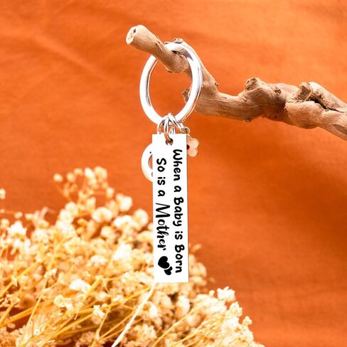 WEHBVF Push Presents for New Mom Gifts Push Gifts for New Moms Mother After Birth Gift for Women After Birth Mom Baby Keychain Expectant Mother Gift Valentine in Kuwait