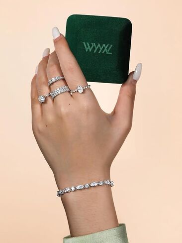 أقراط Wyyxl النسائية الماسية، 20/25/30 مم طوق صغير من الفضة الإسترلينية لا يسبب الحساسية، أقراط مويسانيتي لامعة 5a مكعبة زركونيا مجوهرات للنساء ملابس الحفلات اليومية in Kuwait