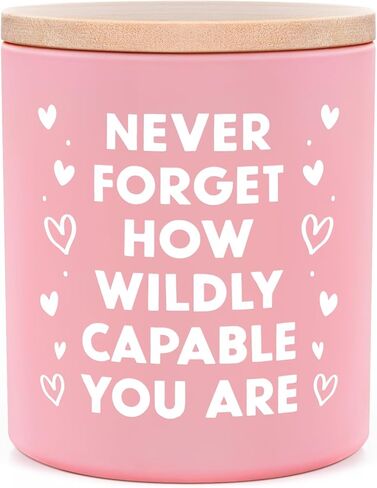 IDELTIME Inspirational Gifts for Women, Motivational Candles, Christmas Birthday Gifts for Women, Encouragement Cheer Up Gift for Friends, Coworkers, Daughters, Sisters, Soy Wax Scented Candle 10oz in Kuwait