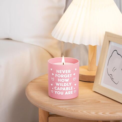 IDELTIME Inspirational Gifts for Women, Motivational Candles, Christmas Birthday Gifts for Women, Encouragement Cheer Up Gift for Friends, Coworkers, Daughters, Sisters, Soy Wax Scented Candle 10oz in Kuwait
