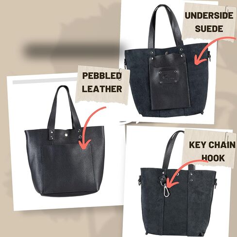 Pursetti Genuine Leather Mini Crossbody Bags for Women-for Everyday, or Travel w/Wristlet Mini in Kuwait