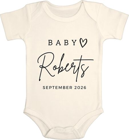 Custom Baby Pregnancy Announcement Bodysuit in Saudi Arabia