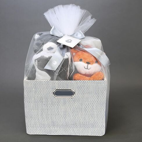 Lambs & Ivy Pink/White 5-Piece Luxury Infant/Newborn/Baby Gift Basket in Saudi Arabia