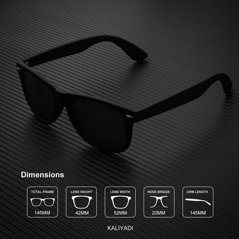 3 Packs Polarized Sunglasses for Men and Women Matte Finish Sun glasses Color Mirror Lens in Saudi Arabia