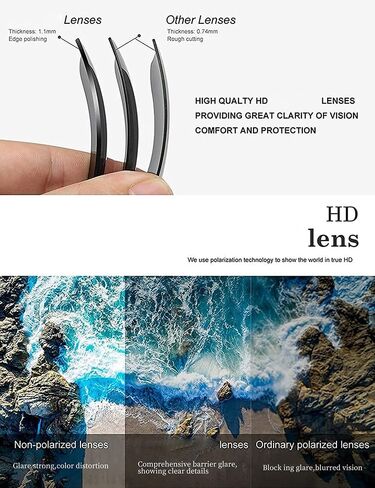 3 Packs Polarized Sunglasses for Men and Women Matte Finish Sun glasses Color Mirror Lens in Saudi Arabia