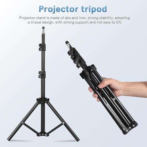Doitool Projector Stand Tripod: جهاز الكمبيوتر المحمول ترايبود برامج عرض قابلة للتعديل من 21 إلى 44.8 بوصة حامل كمبيوتر محمول للمكتب ، المنزل ، المسرح ، الاستوديو ، DJ Racks Holder Mount in Kuwait