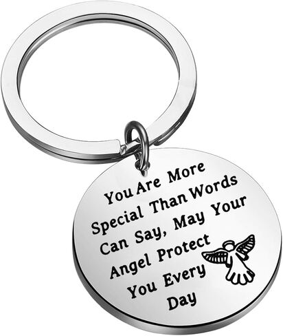 LQRI Guardian Angel Protect Keychain You Are More Special Than Words Can Say May Your Guardian Angel Protect You Every Day in Saudi Arabia