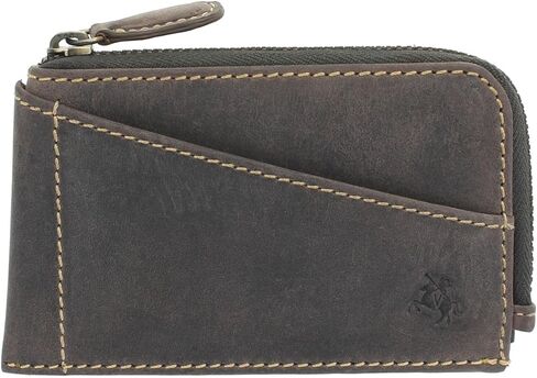 حامل بطاقات/عملات معدنية من الجلد من مجموعة Visconti Slim Collection VSL30 (أخضر زيتي) in Saudi Arabia