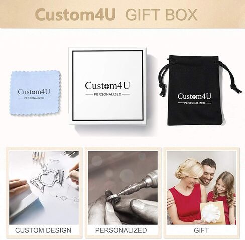 Custom4U Medical Alert Necklace for Women Men Personalized Stainless steel Medical ID Tag Tag with Name Engraved in Saudi Arabia