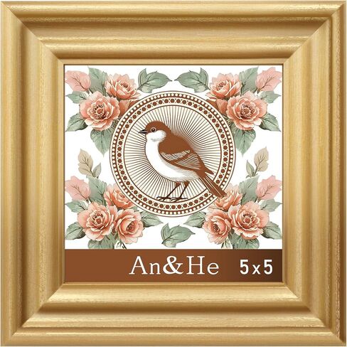 An&He 8x10 Picture Frame, Classic Wooden Style Frame with PS Cover for Home and Office Decor – Black in Saudi Arabia