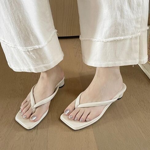 Clolinde Fashionable chunky women's wedge flip-flops - Comfortable, breathable, anti-slip shoes for daily outings, beach and seaside use. in Saudi Arabia