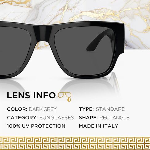 VERSACE VE4403 Greca RECTANGLE Shape Sunglasses with Luxury Eyewear kit in Saudi Arabia