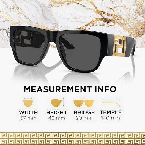 VERSACE VE4403 Greca RECTANGLE Shape Sunglasses with Luxury Eyewear kit in Saudi Arabia