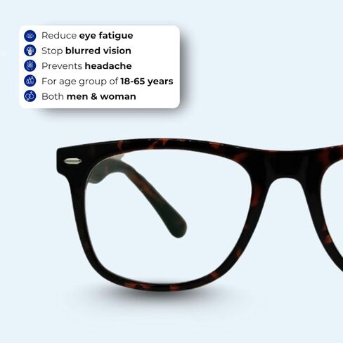 UP EYEWEAR - نظارات قراءة للجنسين تحجب الضوء الأزرق للرجال والنساء | إطار TR90 خفيف الوزن وعدسات CR-39 in Saudi Arabia