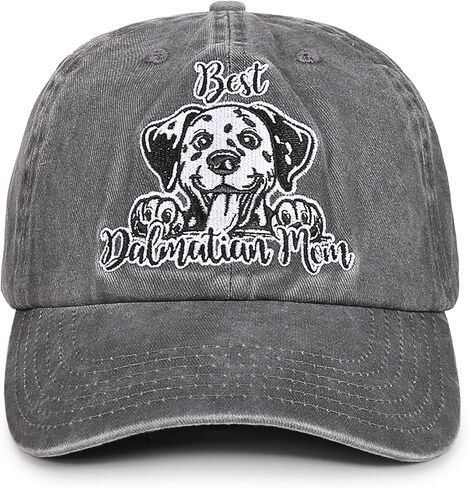 InnoBeta Dalmatian Mom Gifts Hat for Women, Dalmatian Gifts for Christmas, Birthday, Adjustable Embroidered Baseball Cap in Saudi Arabia