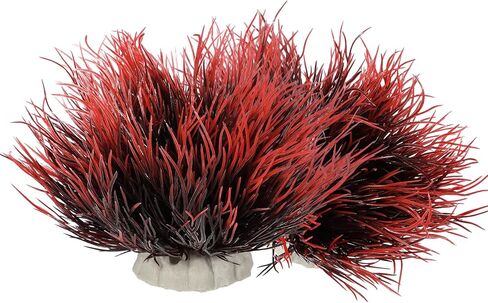 2pcs زخارف زخارف حوض السمك زخارف خزان السمك مصطنعة نباتات أسماك البلاستيك ملحقات خزان الأسماك البلاستيكية الصغيرة زخارف الحوض البلاستيكية النباتية (الأخضر) in Kuwait