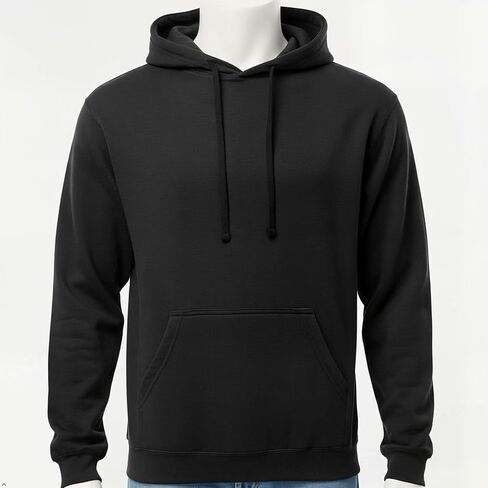EpiHoodie هوديي مخصص صمم بنفسك - أضف صورة نصية تخصيص الجزء الأمامي والخلفي، هوديي مخصص للرجال والنساء للجنسين كلاسيكي، مزيج من القطن خفيف الوزن وسميك وناعم in Kuwait