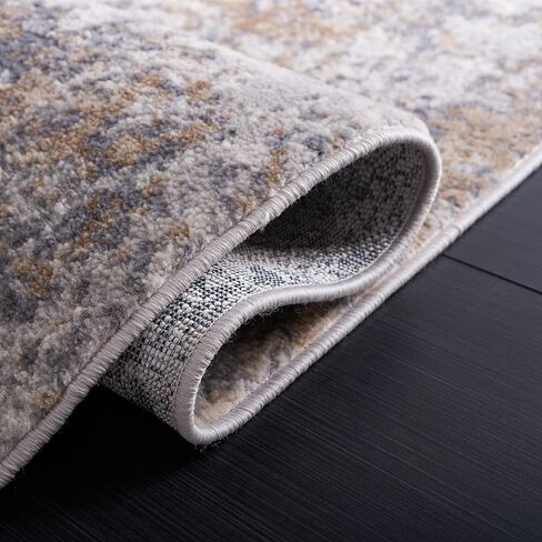 SAFAVIEH Eternal Collection Runner Rug - 2'2" x 8', Grey & Beige, Modern Abstract Design, Non-Shedding & Easy Care, Ideal for High Traffic Areas in Living Room, Bedroom (ETL208F) in Saudi Arabia