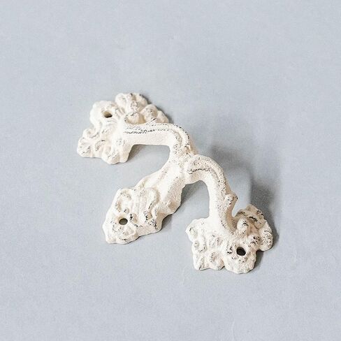 Set of 6 Antique White Cast Iron Drawer Handle in Saudi Arabia