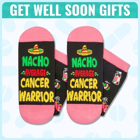 HAPPYPOP Breast Cancer Socks - Woman Survivor Gifts for Breast Cancer Awareness, Chemo Patient Gift in Saudi Arabia