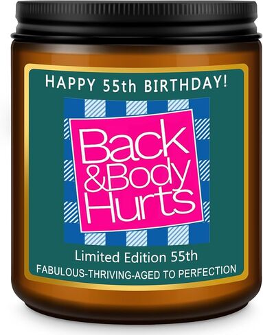 هدايا زينة عيد الميلاد الخامس والسبعين السعيدة من ريزويس للنساء والرجال، شموع عيد الميلاد الخامس والسبعين لها، أفكار مضحكة تبلغ من العمر 75 عامًا - شمعة معطرة باللافندر in Kuwait
