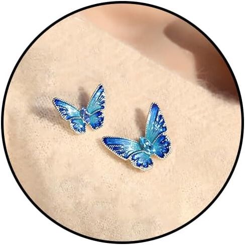 2 قطعة حجر الراين فراشة بروش دبوس للنساء خمر الأحمر/الأخضر/الأزرق فراشة المينا دبابيس التلبيب حقائب الظهر دبابيس أنيقة الحشرات بروش دبوس لوشاح قبعة فستان الزفاف مجوهرات هدية عيد الميلاد in Kuwait