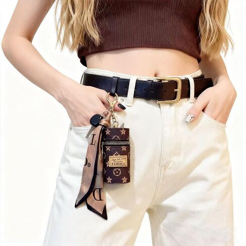 Cute Keychain For Women Chapstick Holder Key Chain Wallet Organizer, Handbags Pendant, Birthday Christmas Gifts in Saudi Arabia