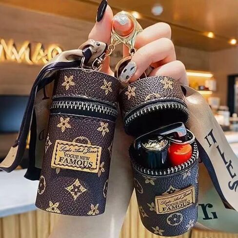 Cute Keychain For Women Chapstick Holder Key Chain Wallet Organizer, Handbags Pendant, Birthday Christmas Gifts in Saudi Arabia
