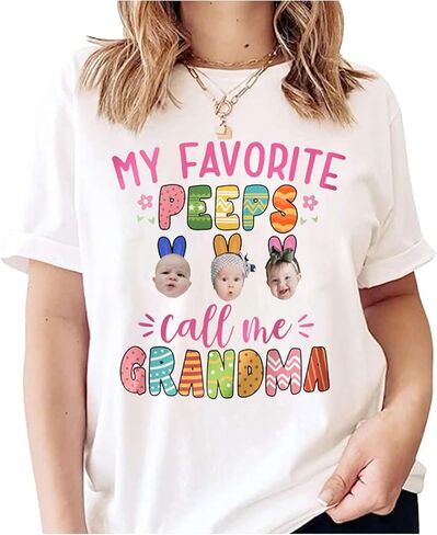 Personalized Grandma Est Shirt, Easter Shirt, Gifts for Grandma Nana Mimi, Grandma Gifts, Grandma Shirt in Saudi Arabia