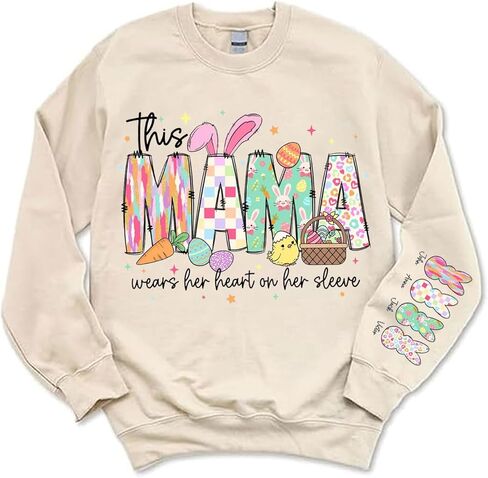 Personalized Grandma Est Shirt, Easter Shirt, Gifts for Grandma Nana Mimi, Grandma Gifts, Grandma Shirt in Saudi Arabia