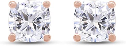 1-3ct Moissanite Stud Earrings for Women, D Color VVS1 Clarity Solitaire Moissanite Earrings 18K Gold Plated S925 Sterling Silver Classic Moissanite Jewelry Gifts for Women Mom Wife in Saudi Arabia