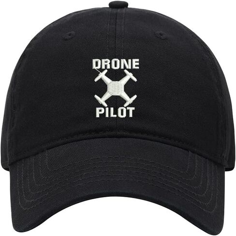 Men's Baseball Cap Drone Operator Pilot Embroidered Washed Cotton Vintage Dad Gifts Hat in Saudi Arabia