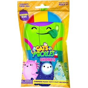 Cats vs Pickles - Chonks - Gold Wave - 2 pack Mystery Bags - 6" Super-Soft & Bean-Filled Plushies! Great for Stocking Stuffers, Advent Calendars, for Kids, Boys, & Girls in Kuwait