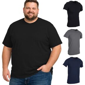 BILLIONHATS Mens Plus Size Tees Sizes Big & Tall Cotton Tshirt in Assorted Color of T-Shirts in Saudi Arabia