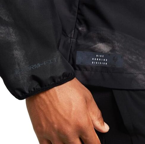 Nike Men's Storm-FIT Run Division Running Jacket, Black, LARGE-TALL in Saudi Arabia