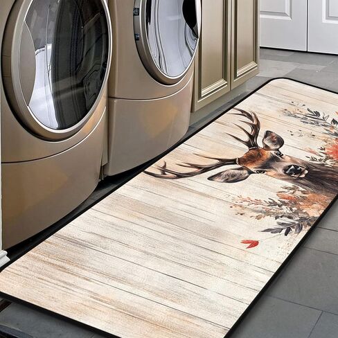 Skull Kitchen Room Mat, Kitchen Area Rug 20''x59'' Laundry Room Rug Runner, Floor Matfor Bathroom, and Mudroom in Saudi Arabia